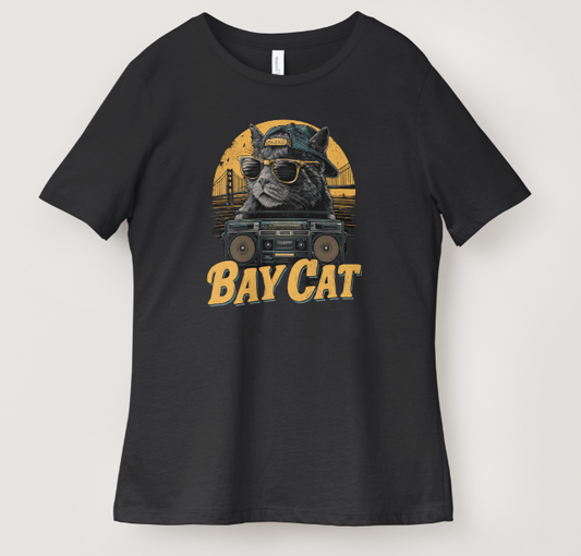 Bay Cat Tee – Urban Vibes from the Bay